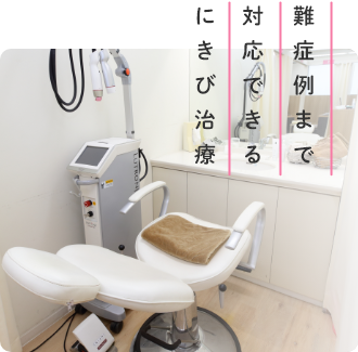 難症例まで対応できるにきび治療
